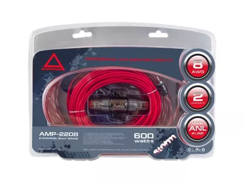 Фото aura amp-2208 комплект кабелей для усилителя Aura AMP-2208 комплект кабелей для усилителя