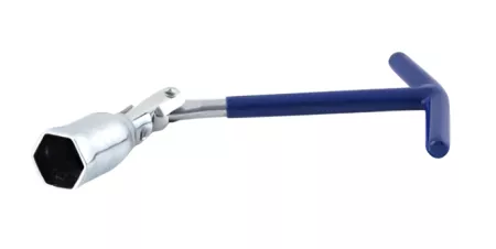 Ключ свечной с карданным шарниром 21 мм ni-058